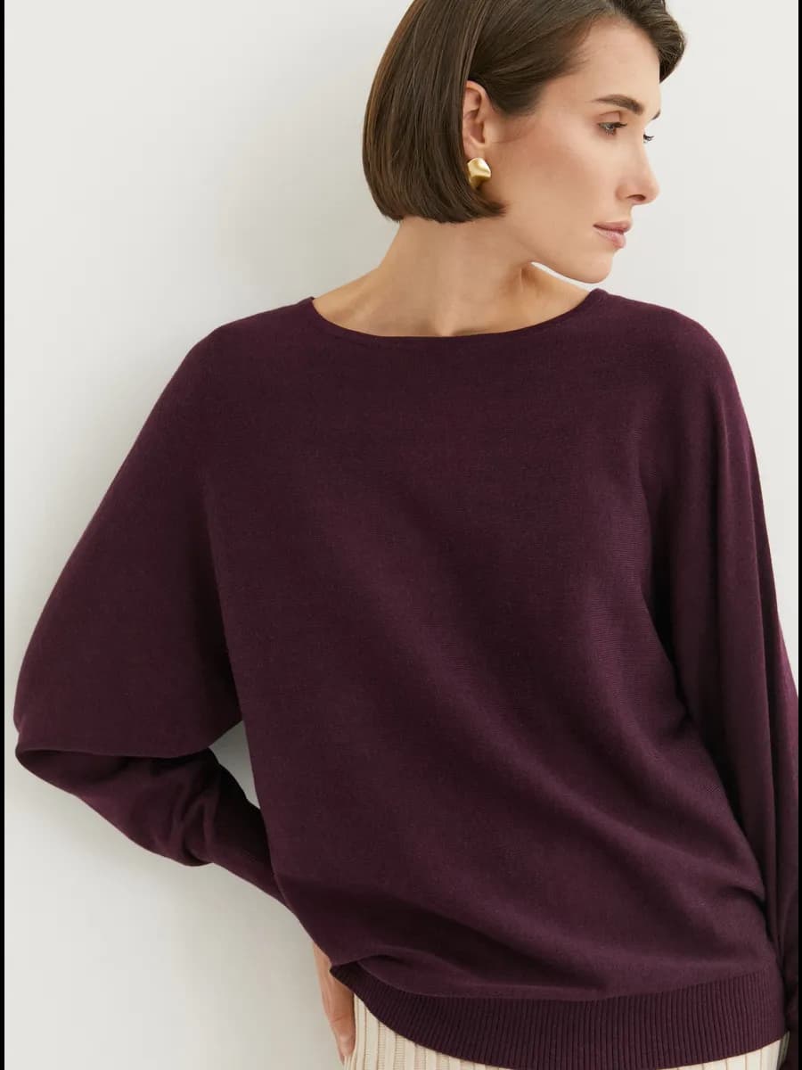 Джемпер женский Кофта большие размеры вязаный