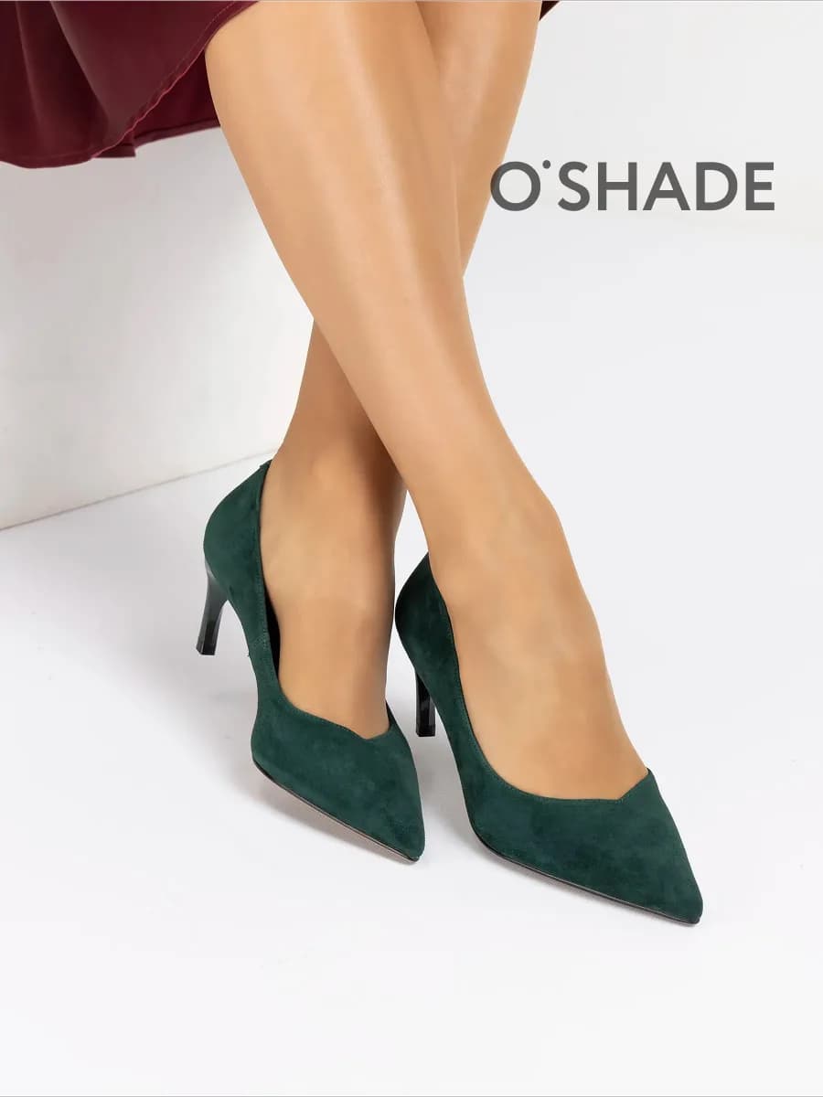 Туфли с острым носом на каблуке