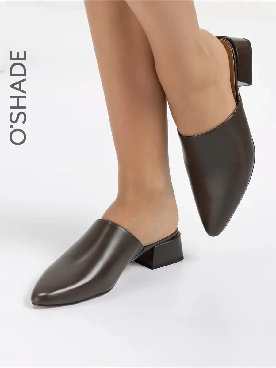 Мюли женские натуральная кожа