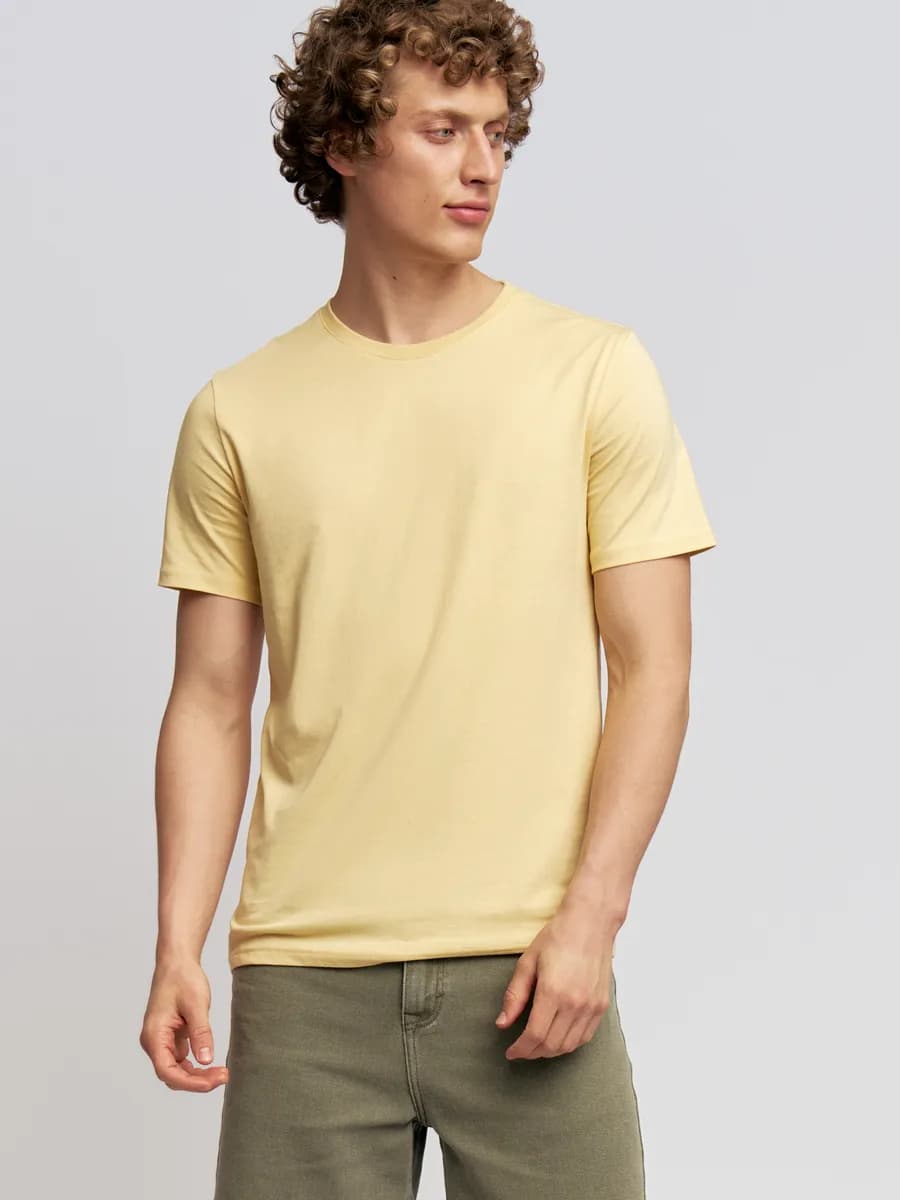 Мужская футболка из хлопка прямая