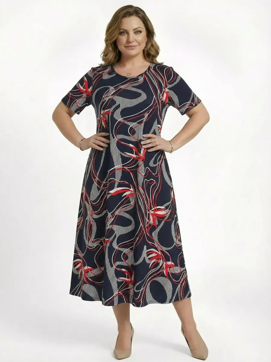 Платье летнее больших размеров домашнее