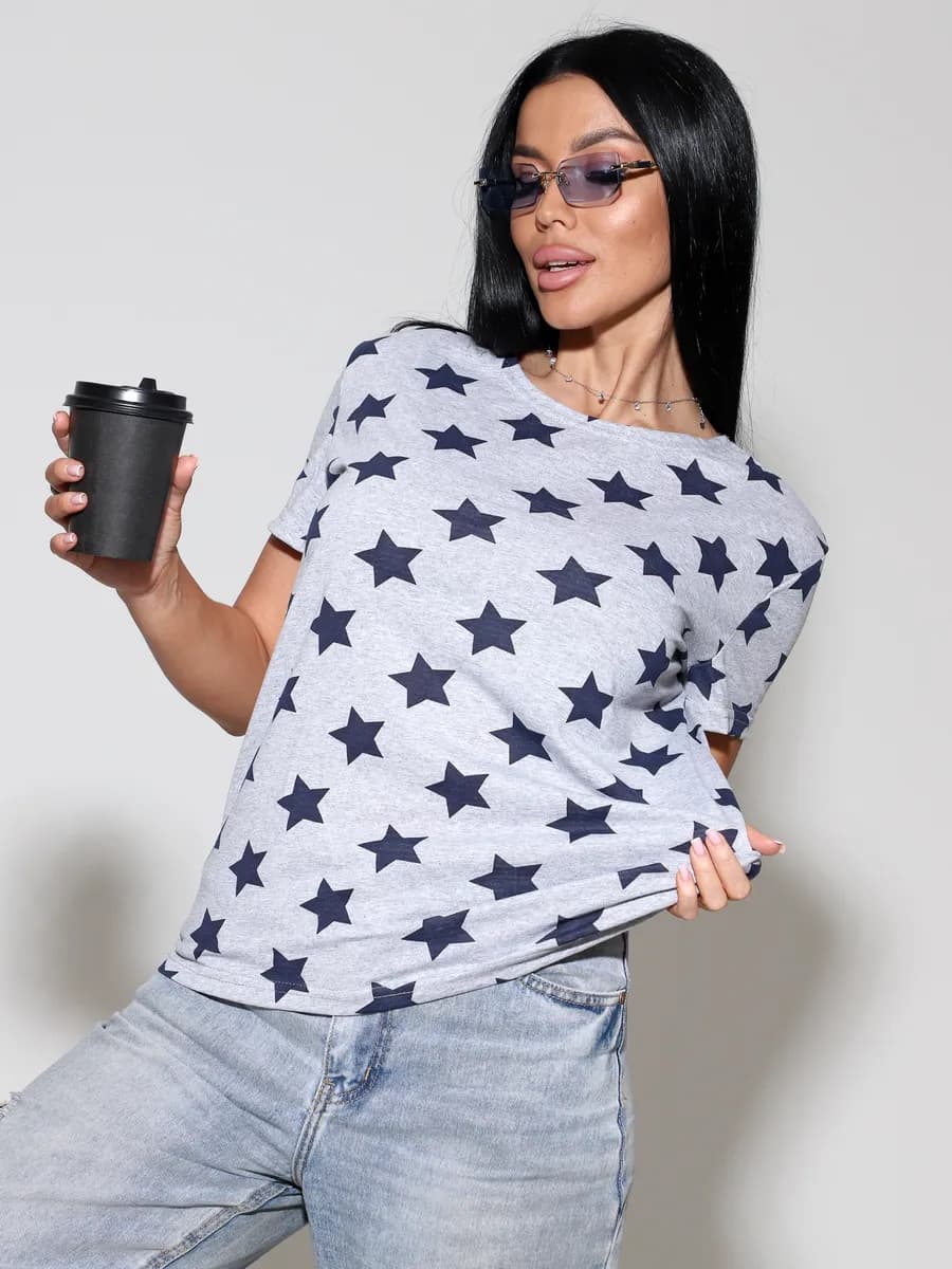 Футболка базовая хлопковая - фото 1