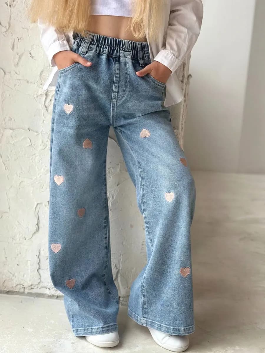 Джинсы широкие подростковые y2k