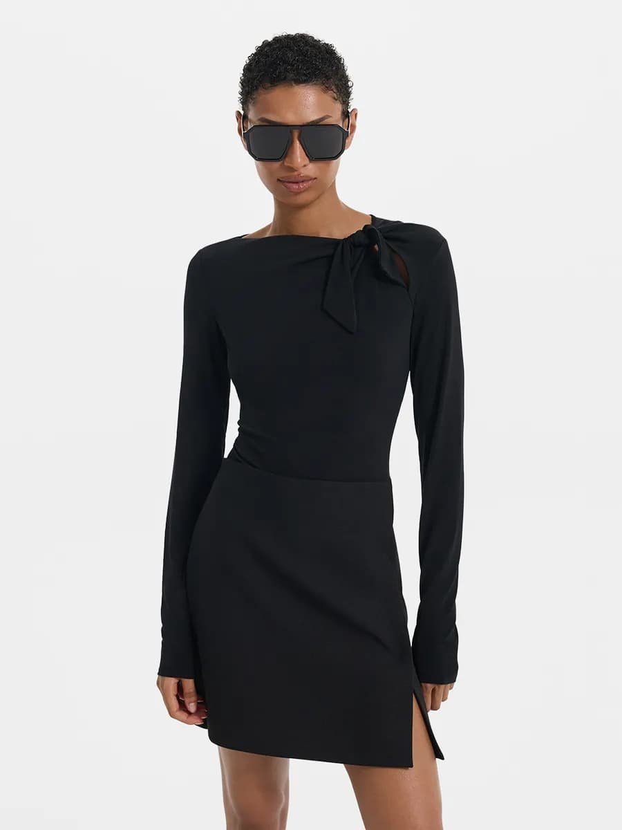 Боди с длинными рукавами - фото 1