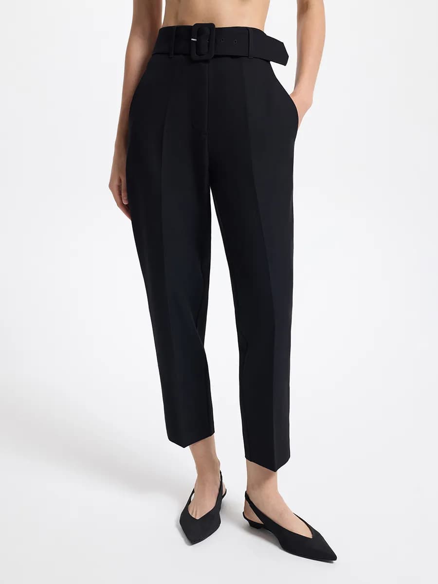 Укороченные брюки с вискозой