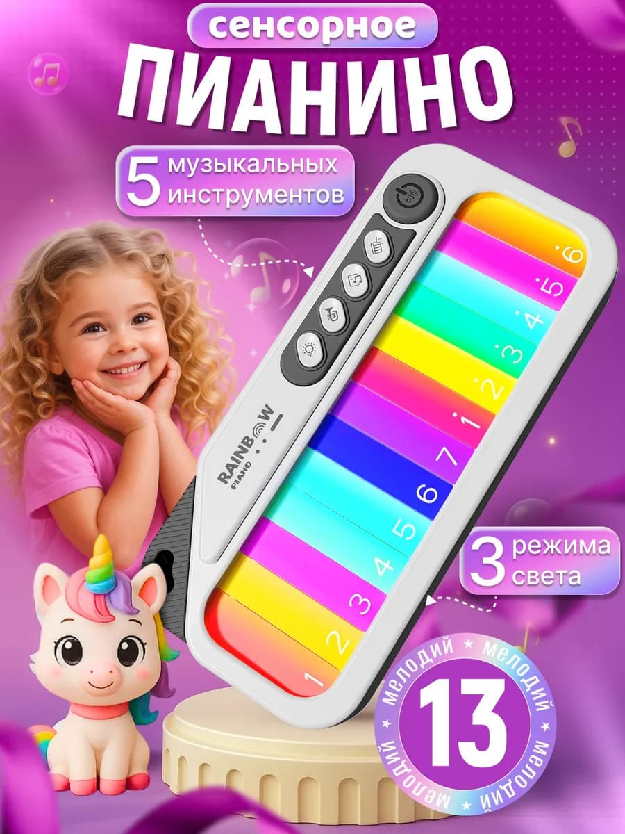Развивающая игрушка пианино для малышей