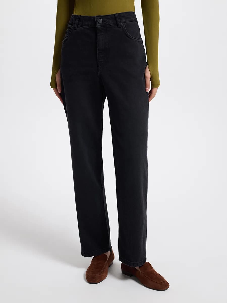 Джинсы Straight со средней посадкой