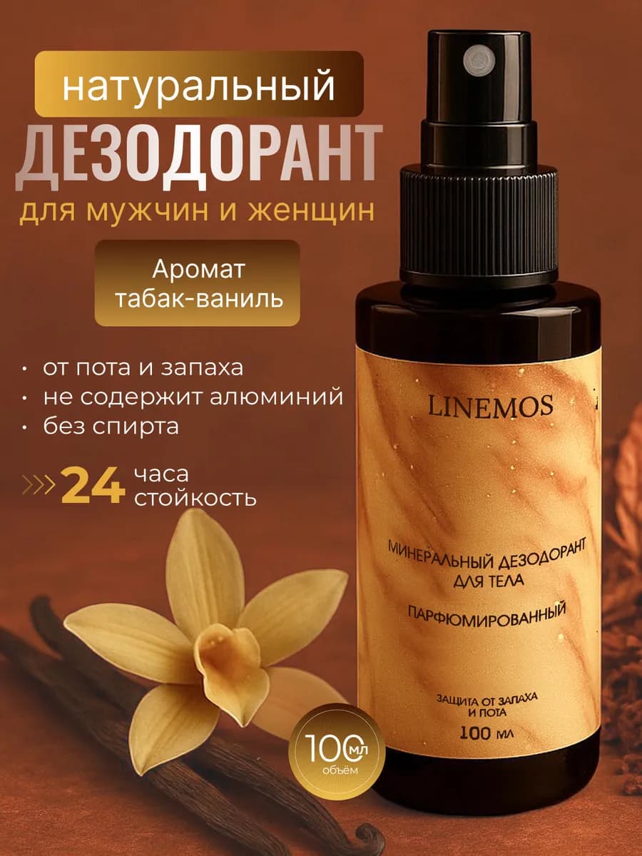 Натуральный дезодорант кристалл спрей парфюмированный