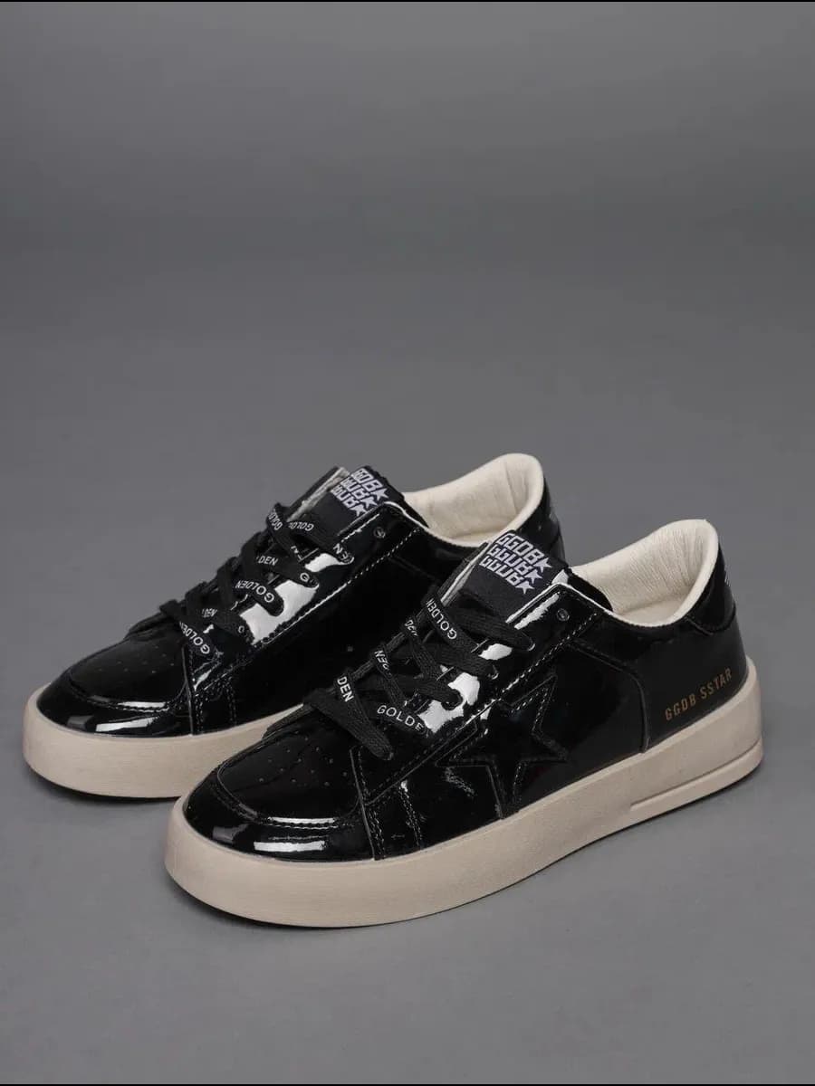 Кеды голден гус лакированные