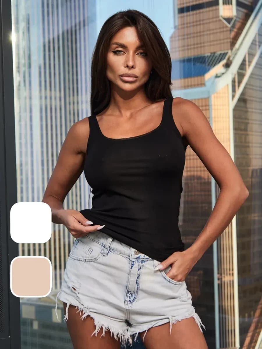 Майка базовая бельевая - фото 1