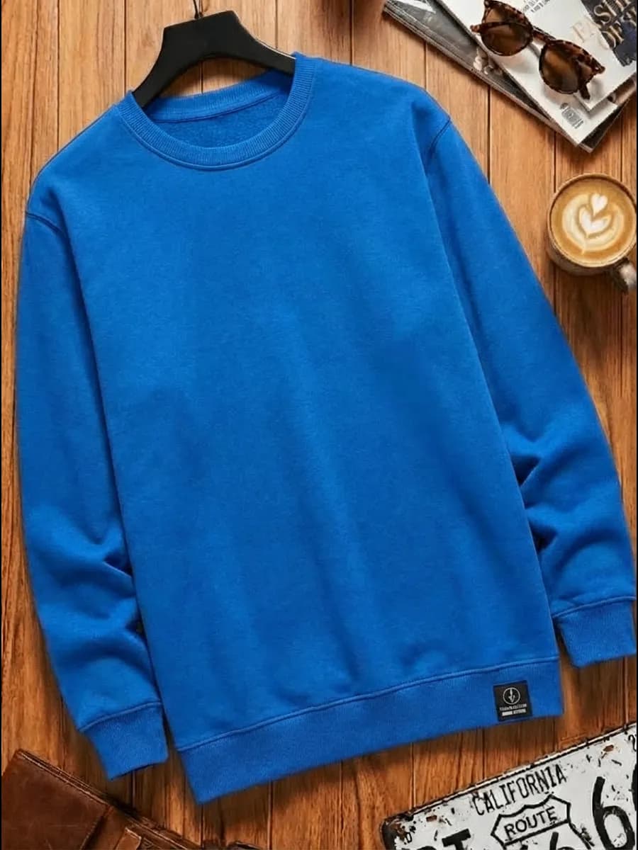 Свитшот без начеса хлопок