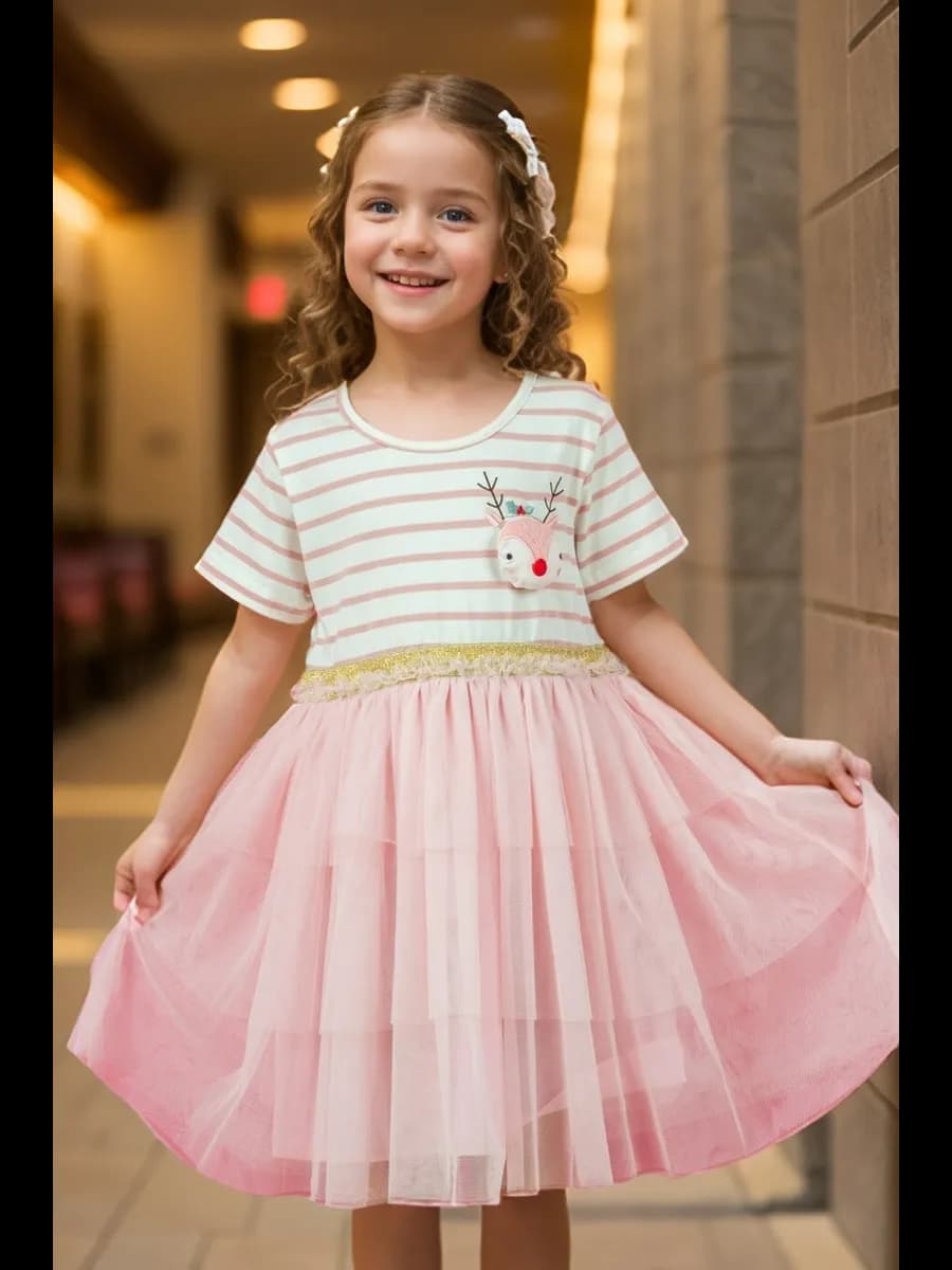 Платье в садик нарядное повседневное хлопок