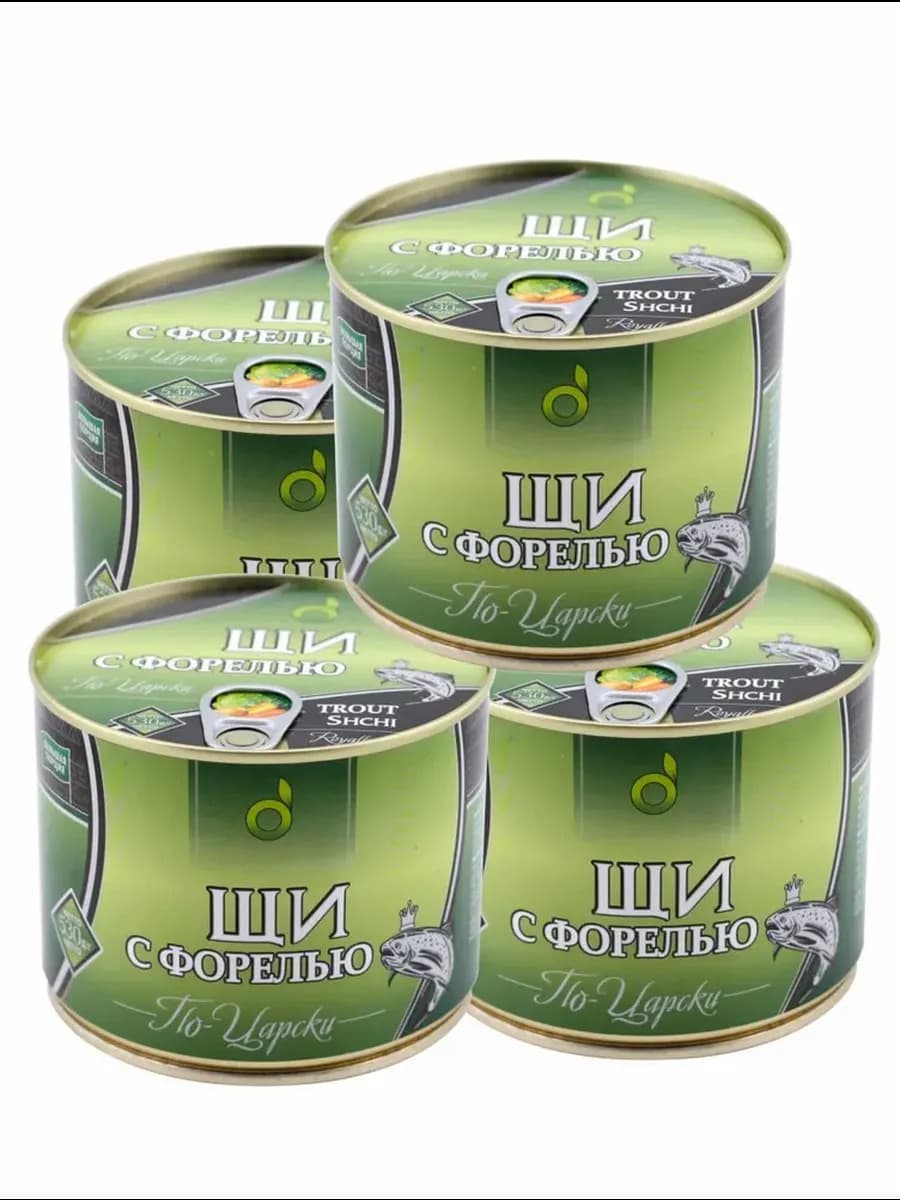 Щи с форелью по-царски 530 г 4 штук