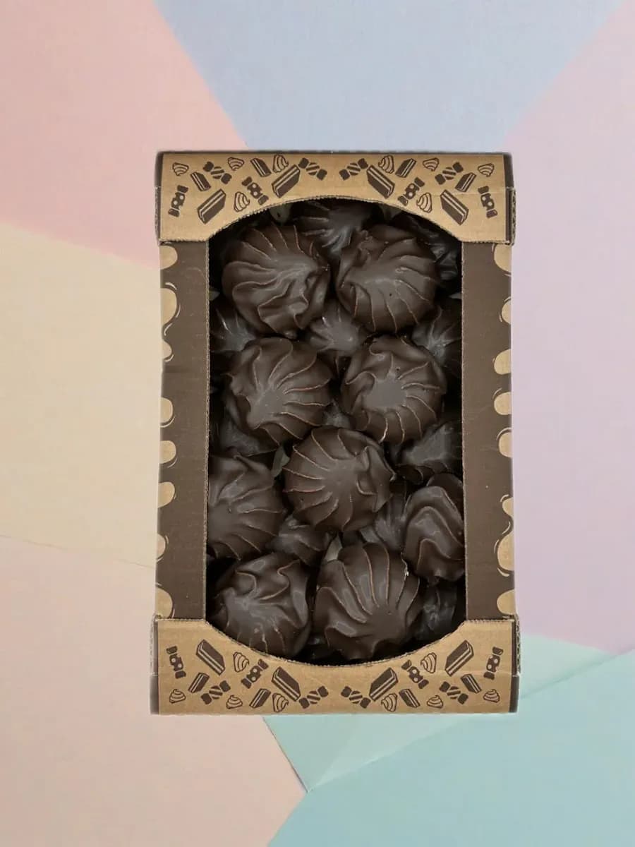 Зефир глазированный со вкусом Пломбира