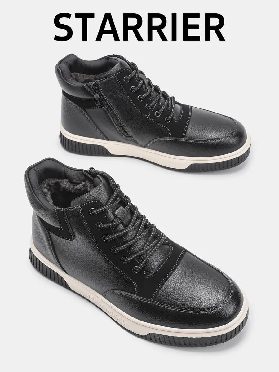 Ботинки зимние берцы с мехом высокие