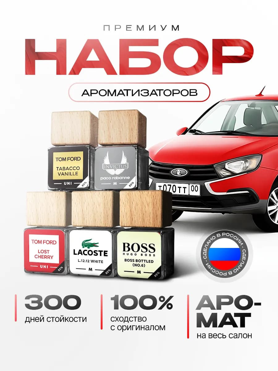 Ароматизатор в Машину - Автопарфюм Мужской Подарочный Набор