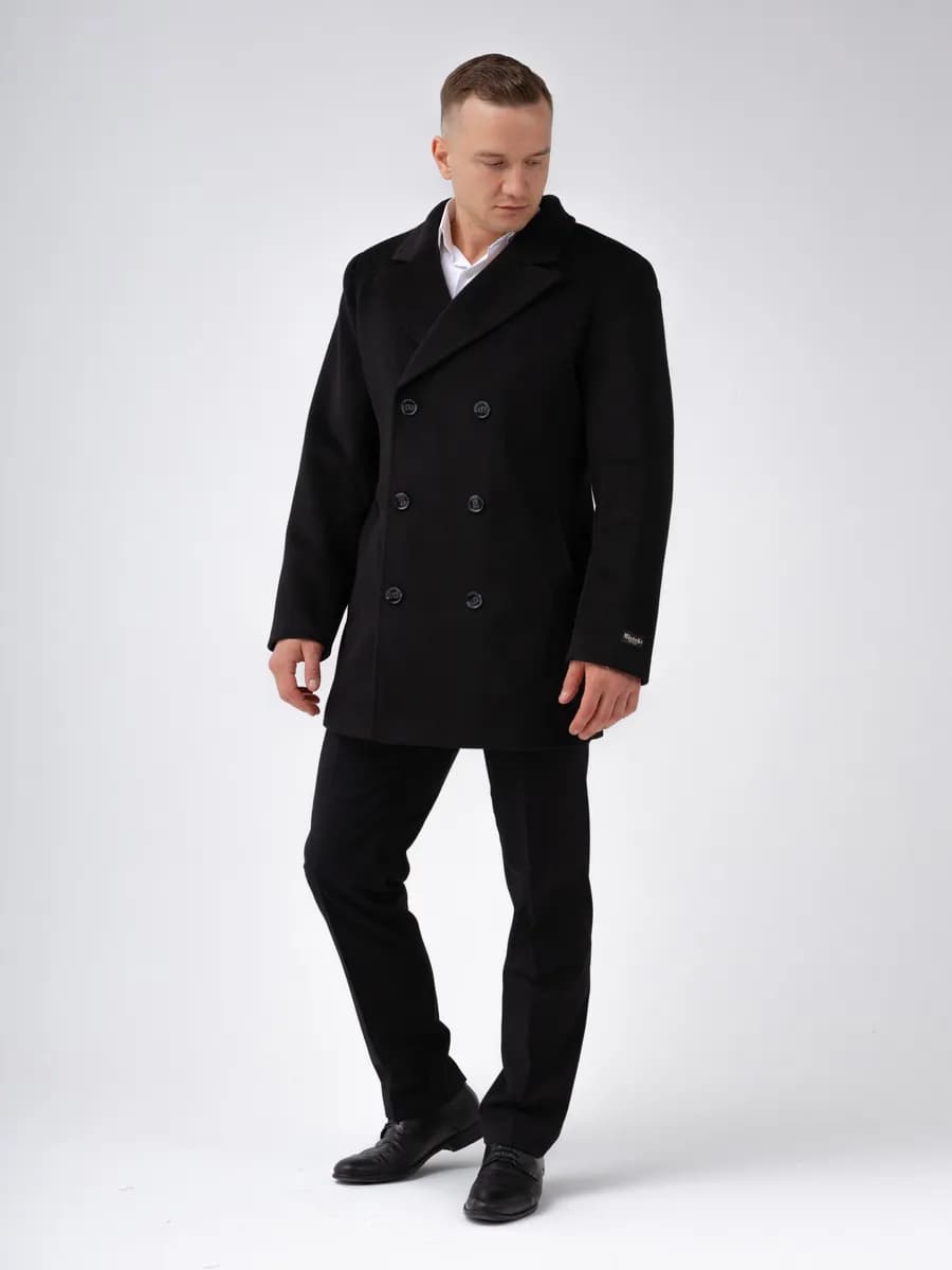 Пальто двубортное демисезонное