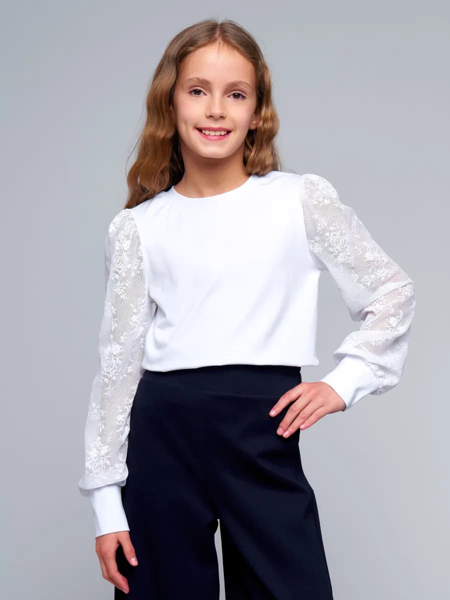 Блузка для девочки школьная нарядная