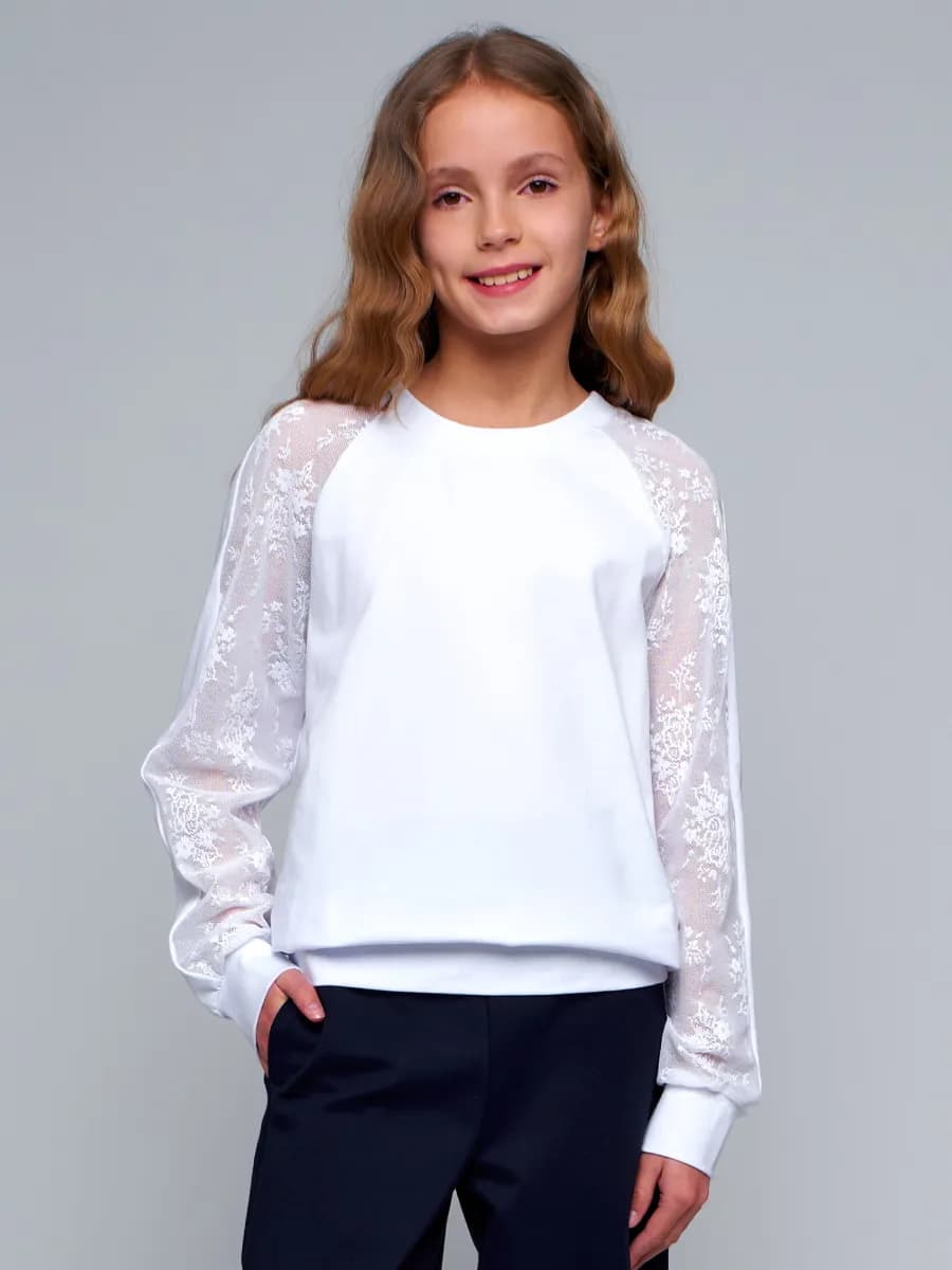 Блузка школьная для девочки нарядная