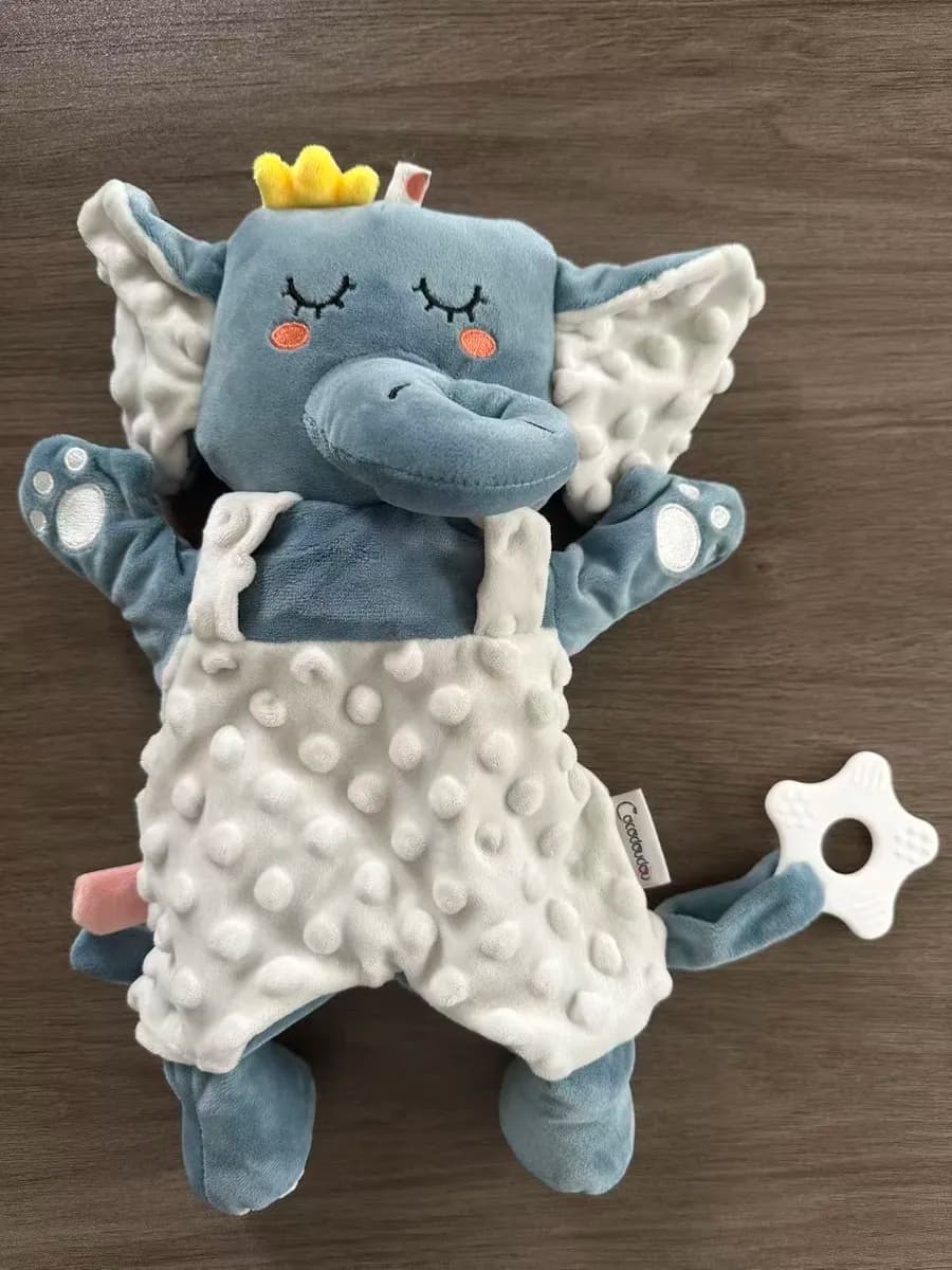 Мягкая игрушка ручная кукла Слоник - фото 1