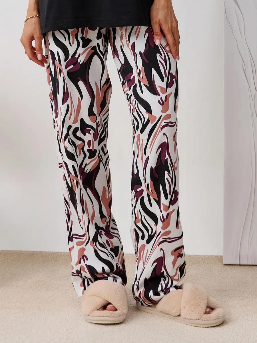 Брюки домашние трикотажные