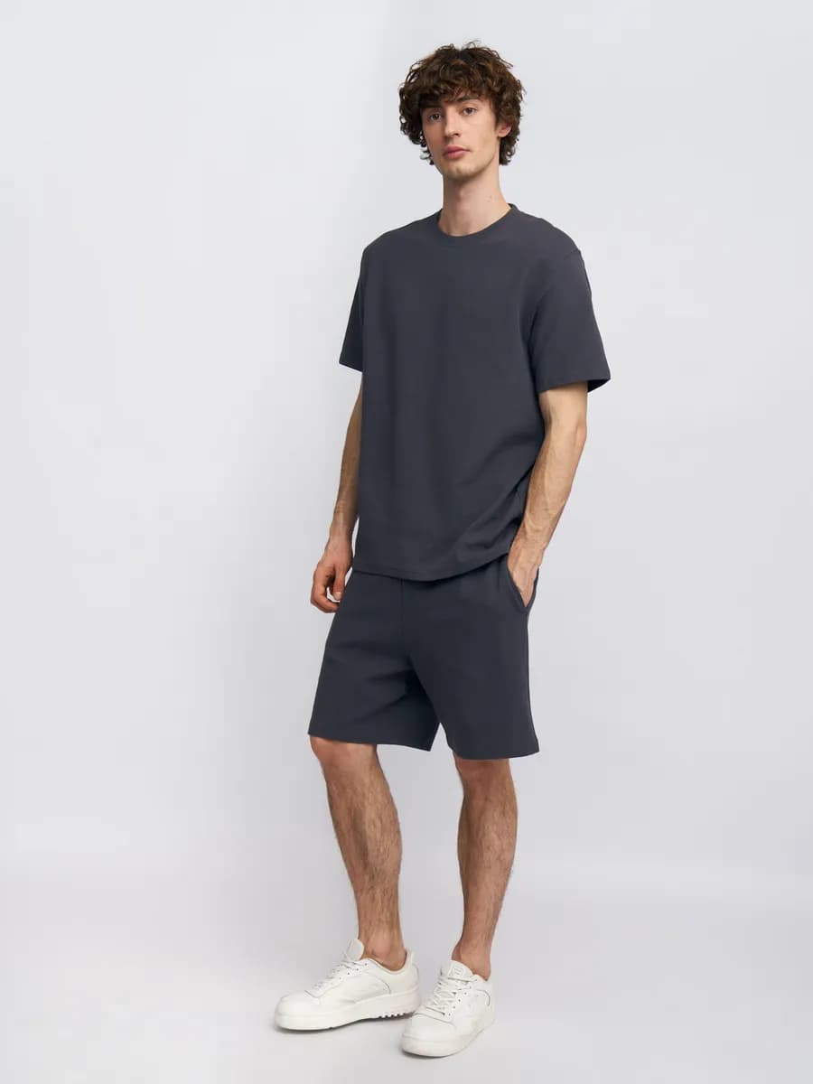 Мужские трикотажные шорты из хлопка