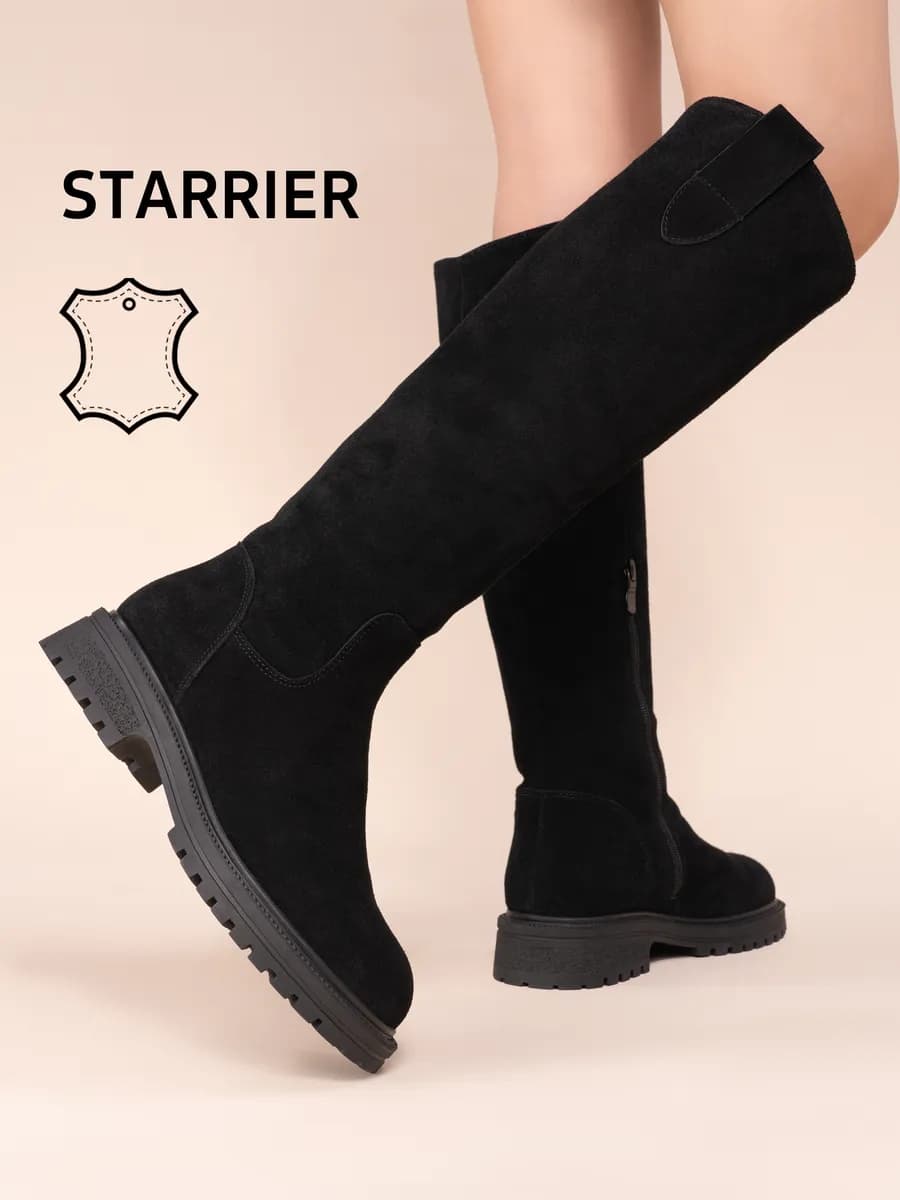 Сапоги женские зимние натуральная замша