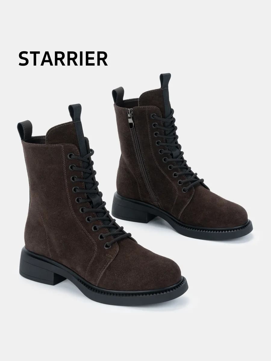 Ботинки женские зимние натуральная замша