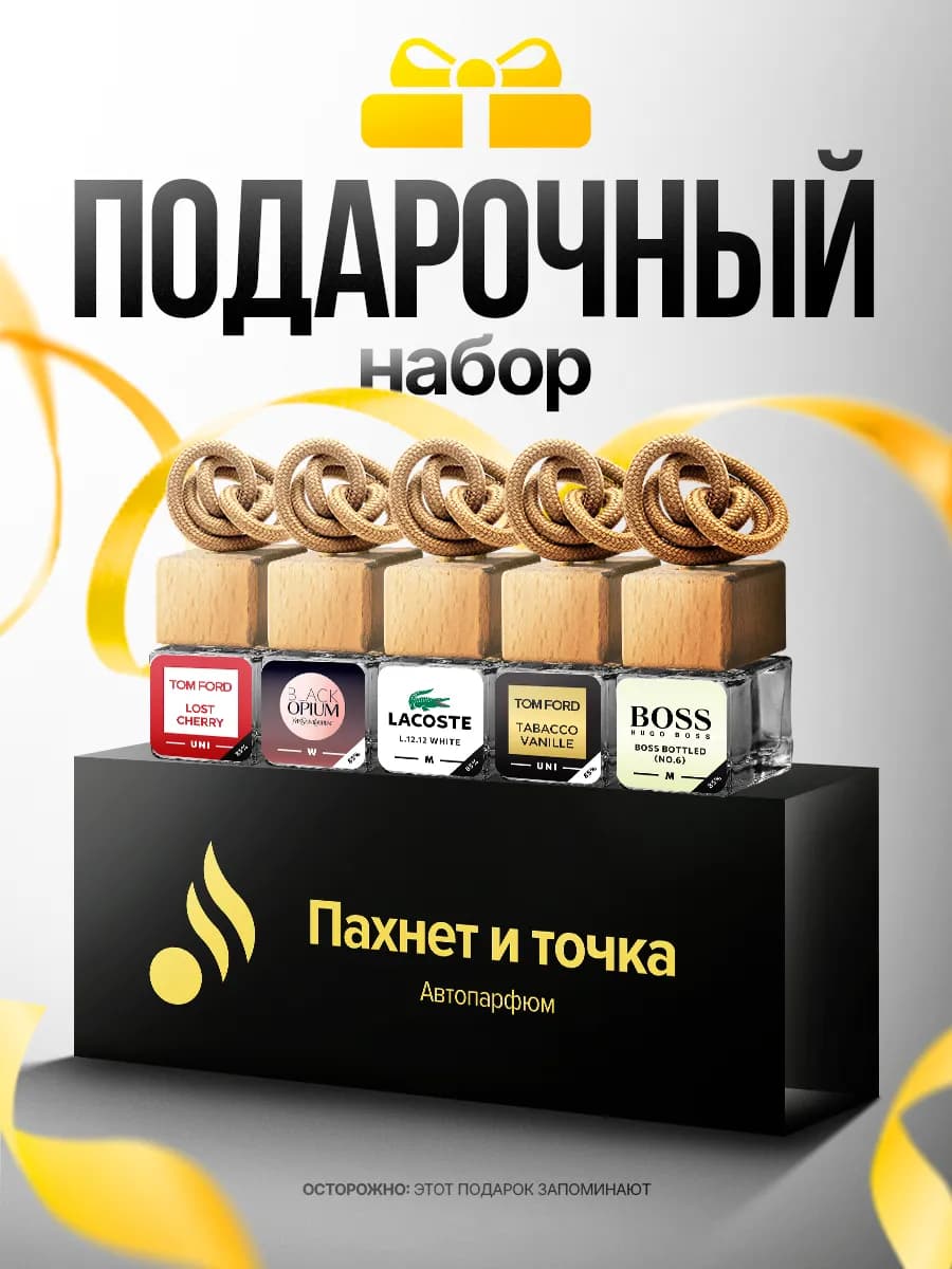 Ароматизатор в Машину - Автопарфюм Мужской Подарочный Набор