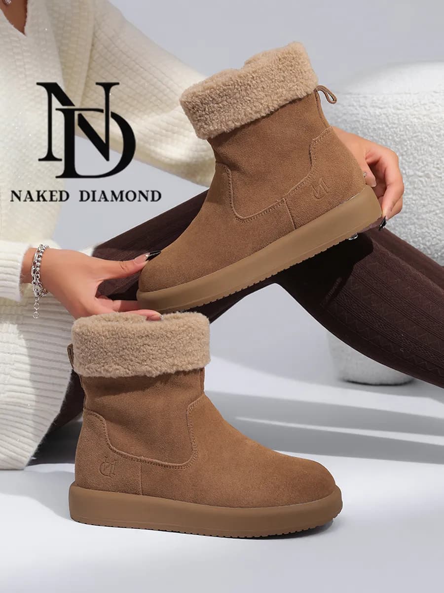 Зимние угги натуральная замша