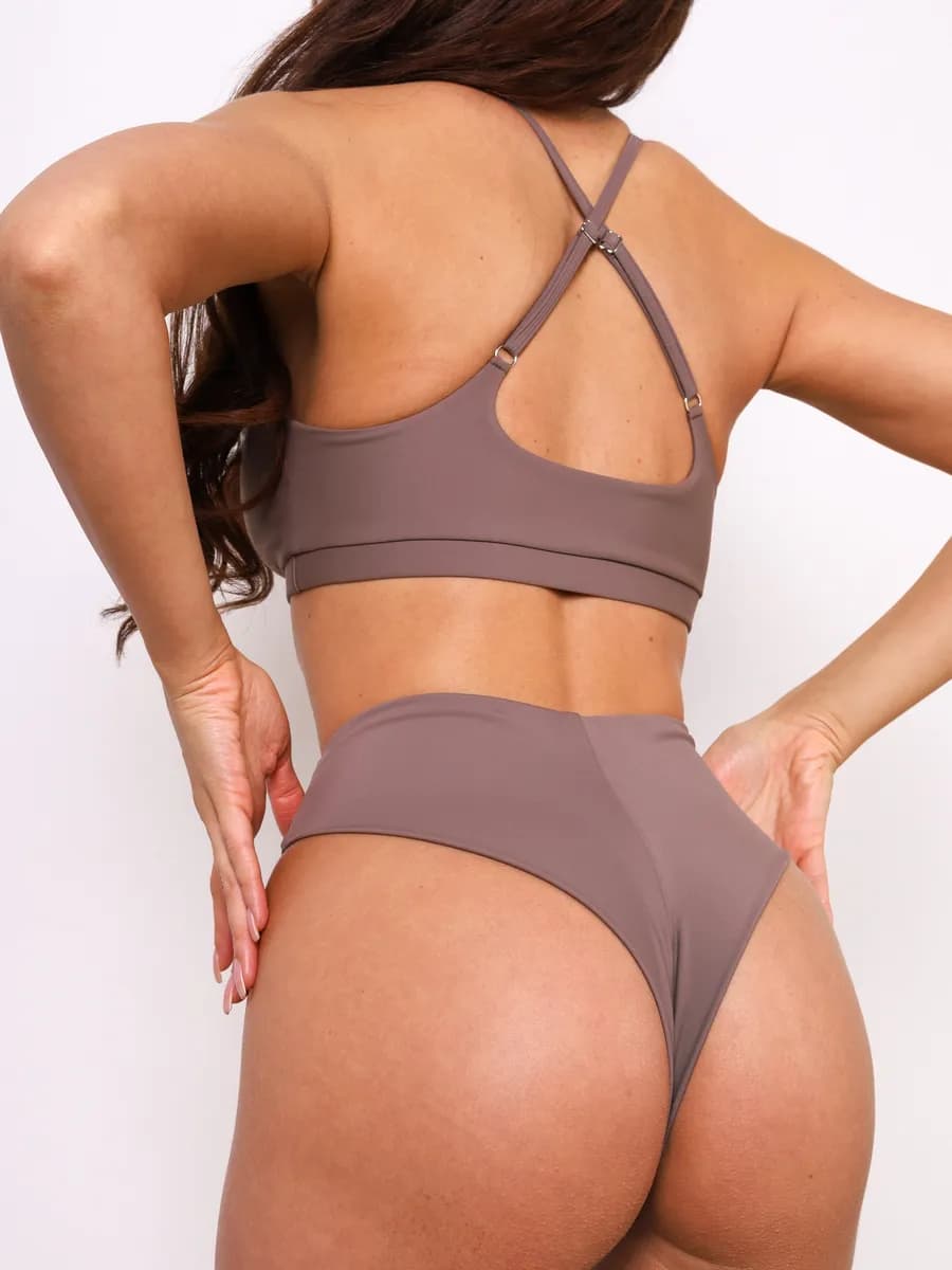 Плавки высокие бразилиана купальные для пляжа трусы