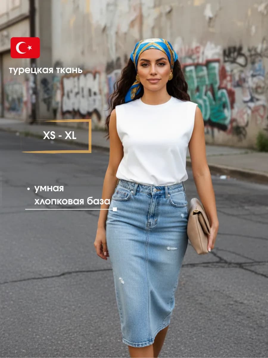 Футболка ТОП без рукавов