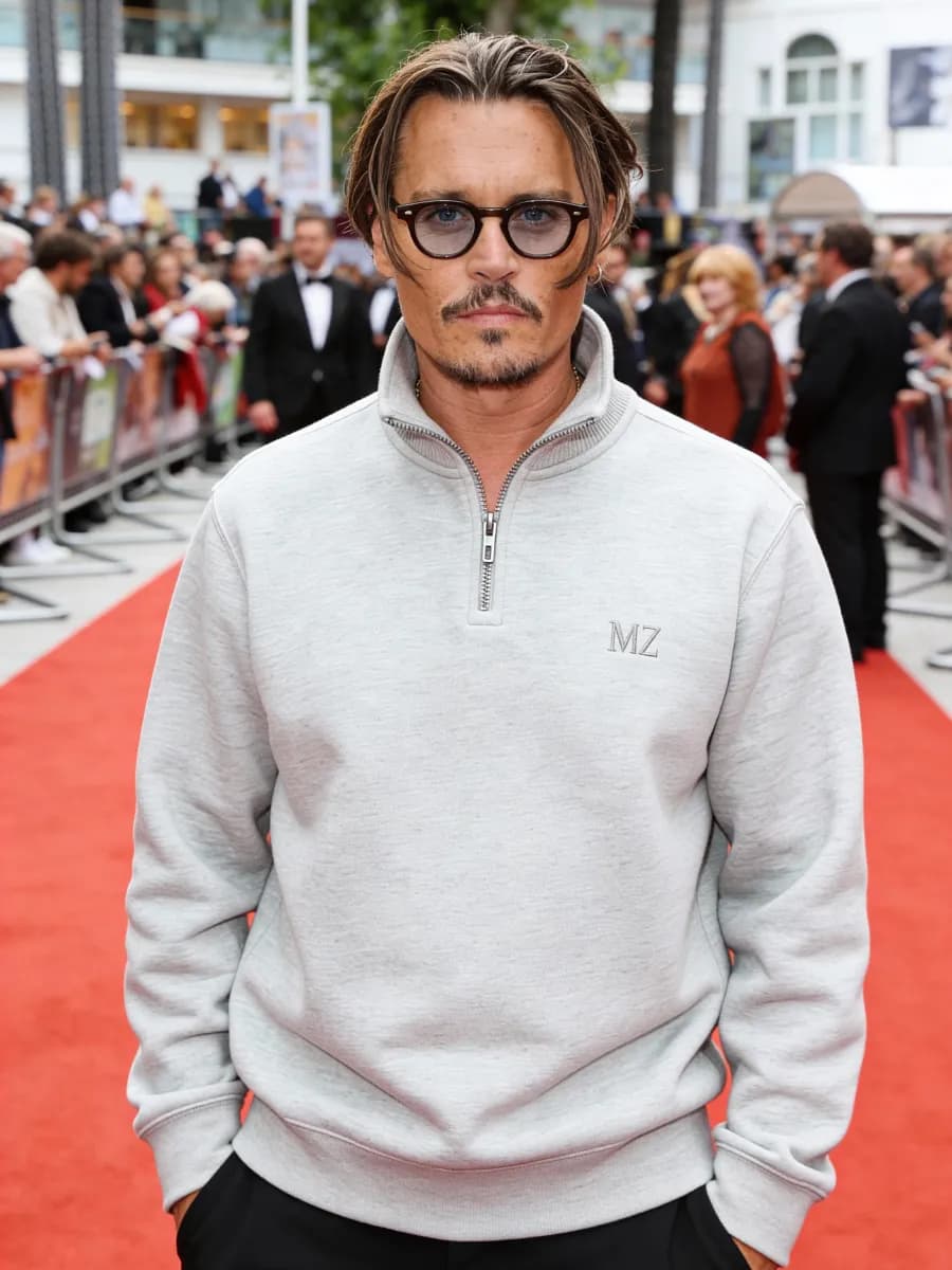 Свитшот на молнии Old Money полузамок