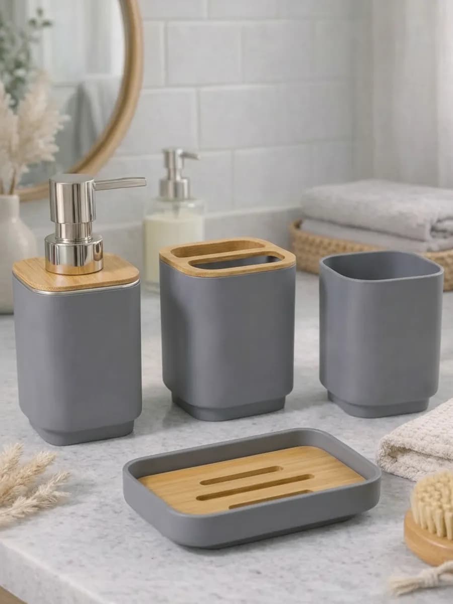 Набор для ванной комнаты 4 пр