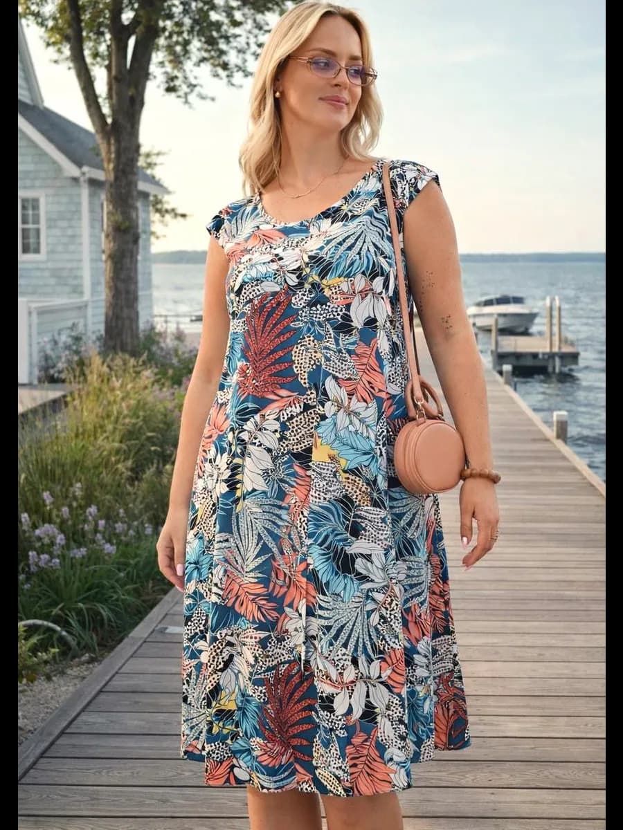 Платье летнее хлопок большие размеры