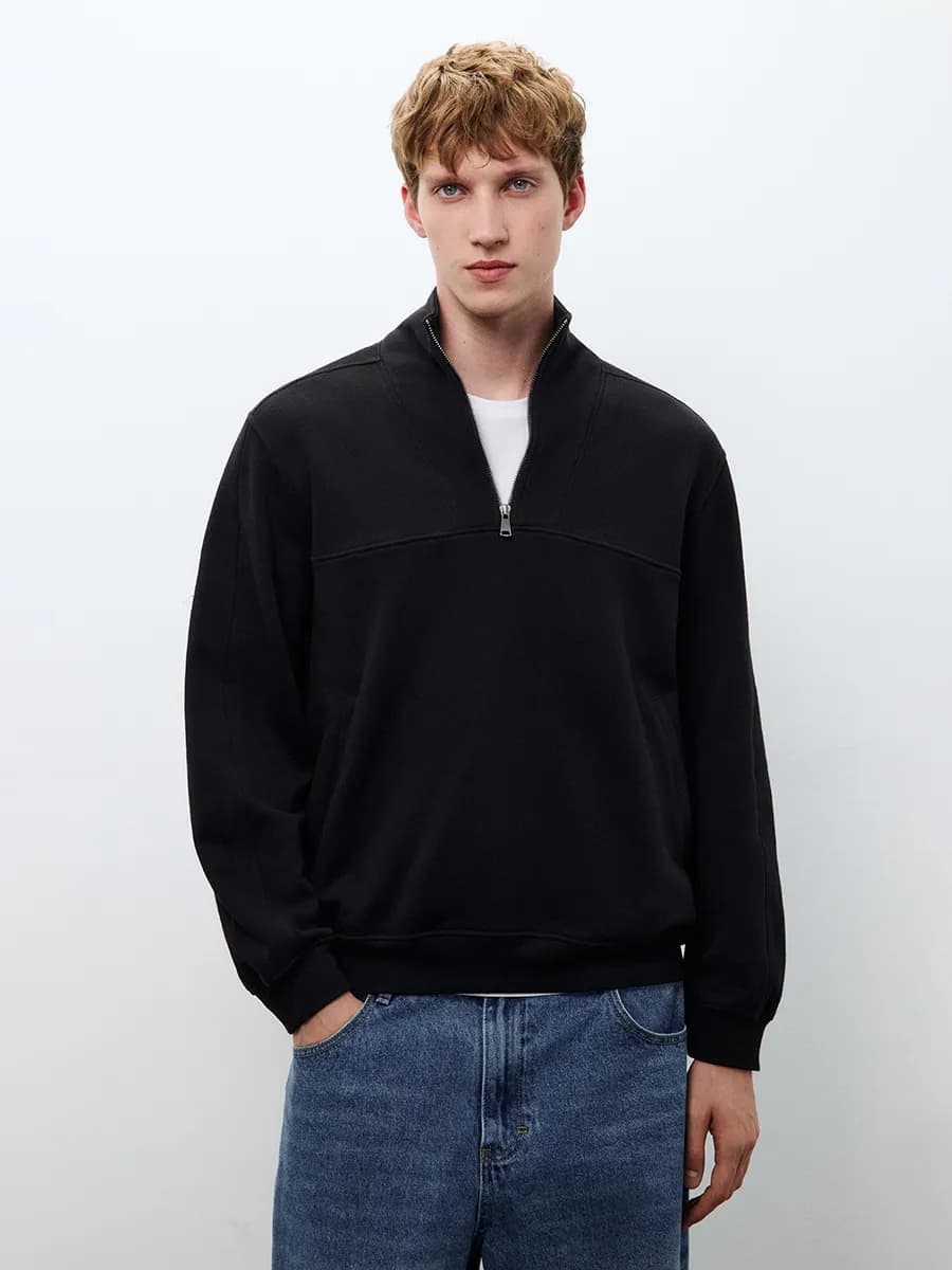 Толстовка полузамок из футера