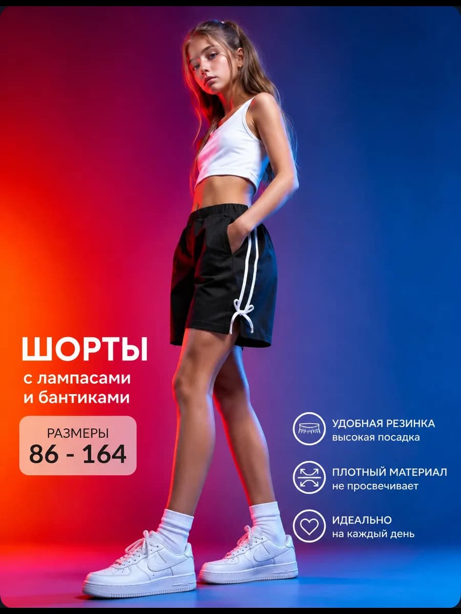 Шорты детские спортивные