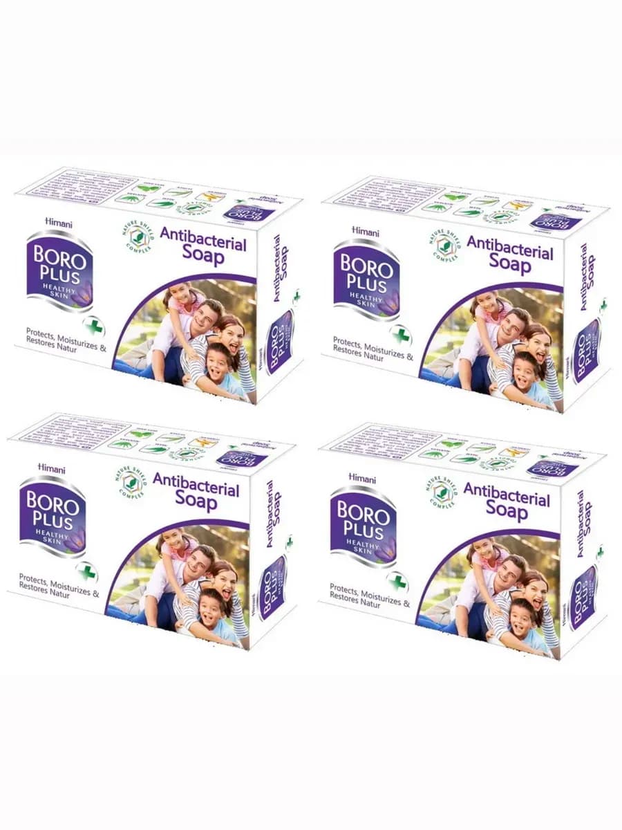 Boro plus Мыло антибактериальное 4 штуки - фото 1