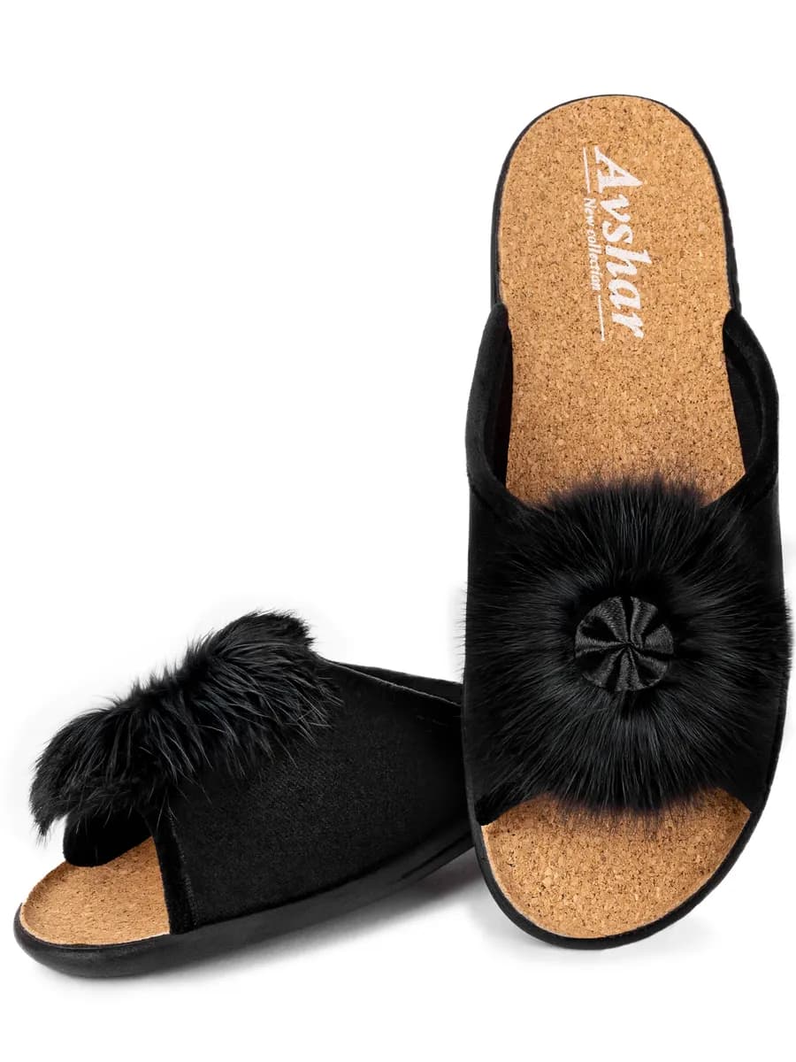 Тапочки домашние на пробке