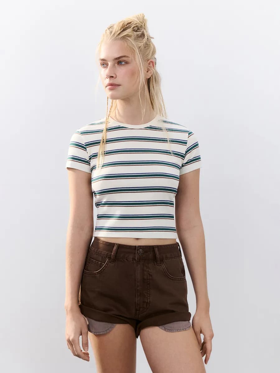 Футболка-топ в полоску