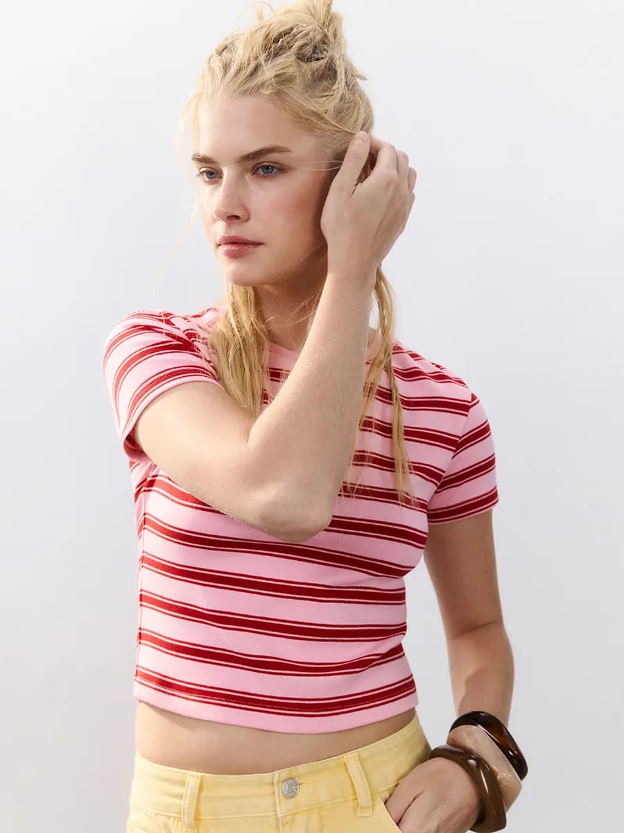 Футболка-топ в полоску