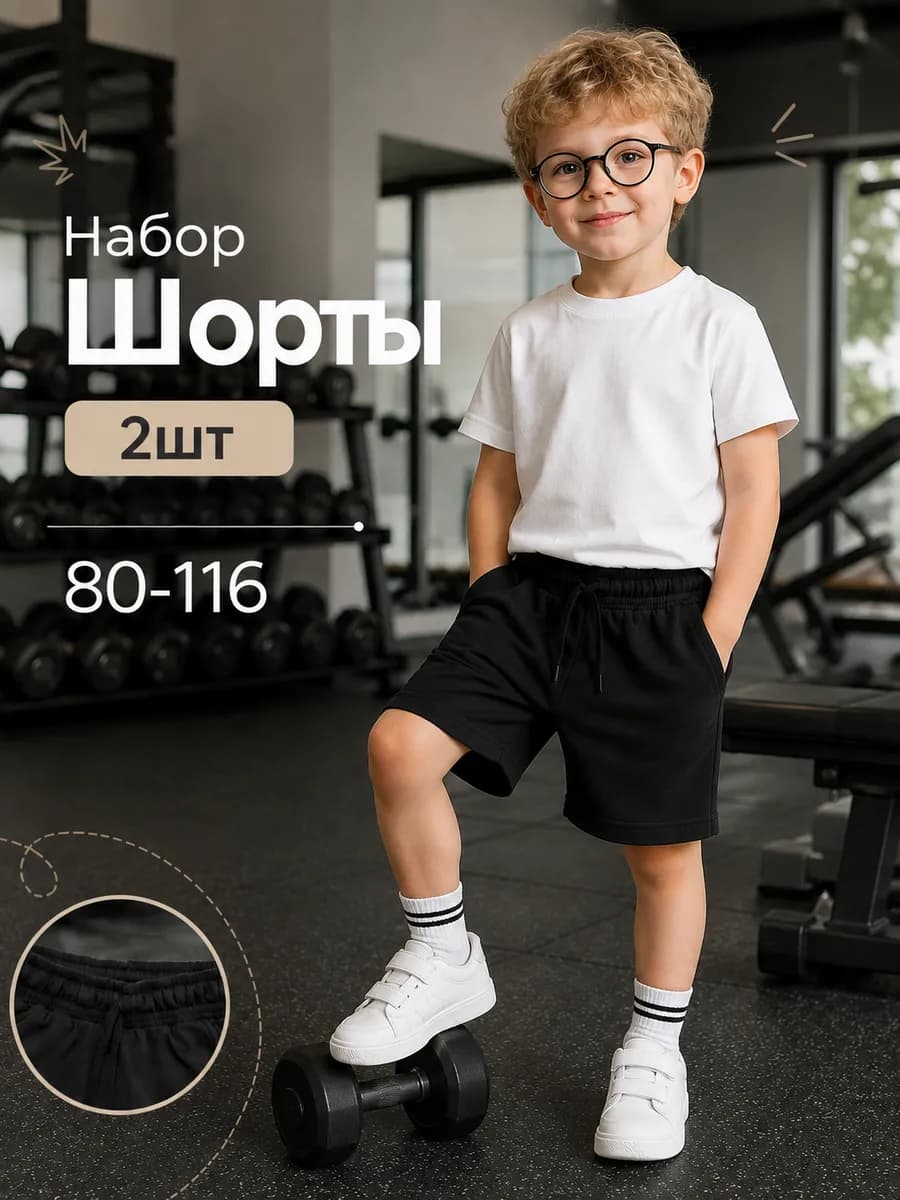 Шорты детские набор 2шт