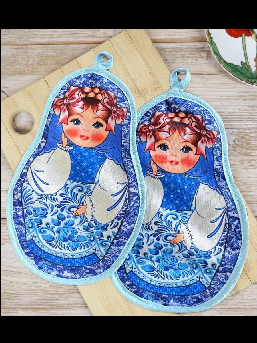 Прихватки кухонные набор 2 штуки