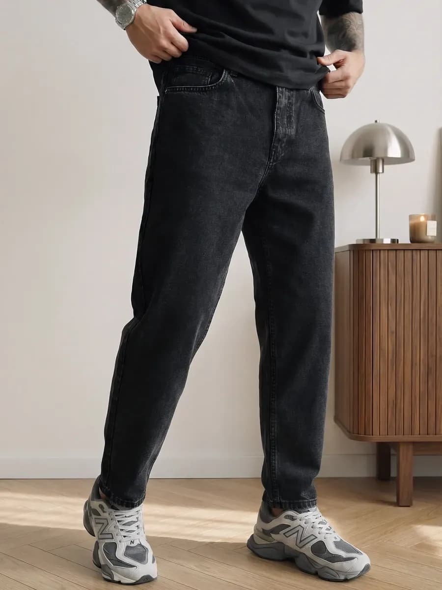 Джинсы бананы турецкие широкие - фото 1