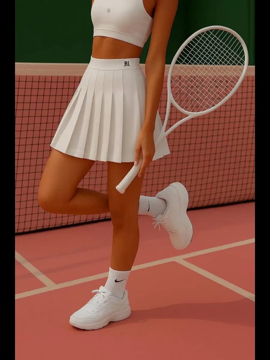 Юбка шорты теннисная мини школьная
