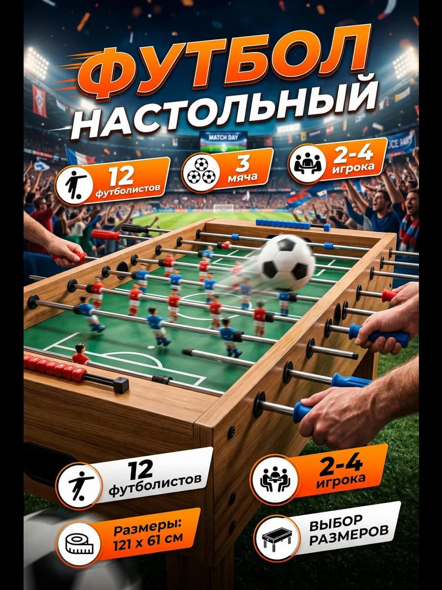 Настольный футбол для детей