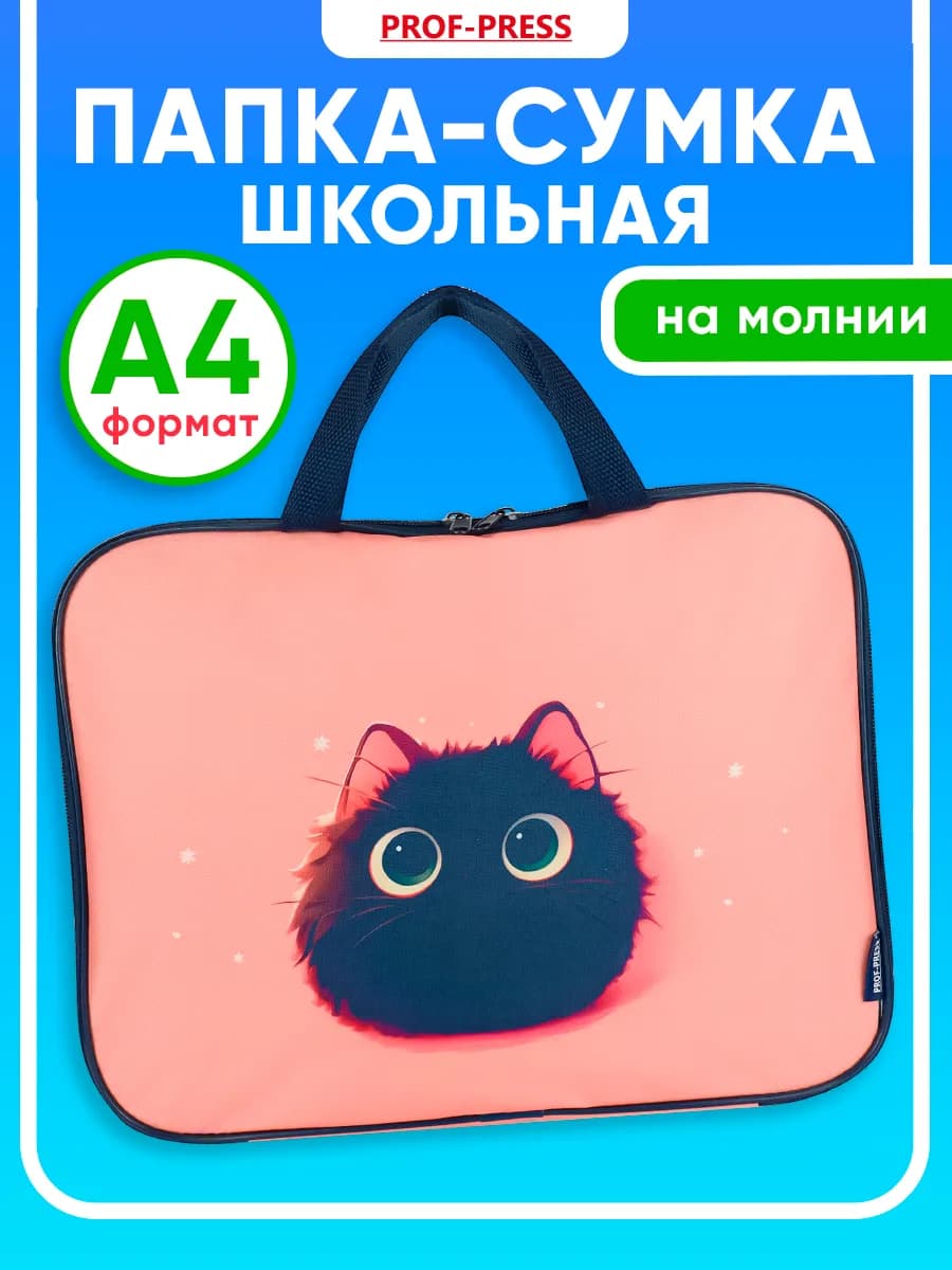 Папка для труда и тетрадей А4 с ручками