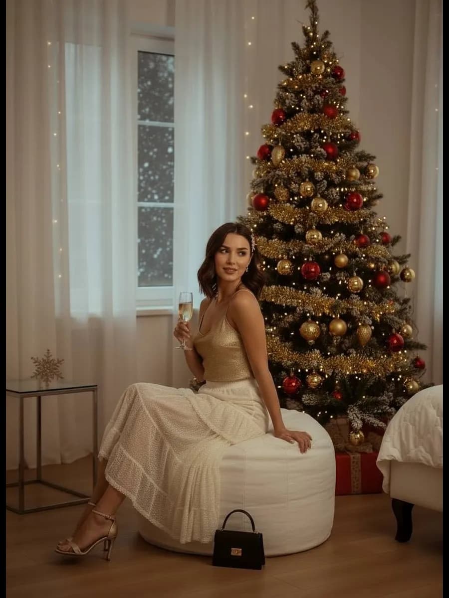 Юбка длинная бохо с воланами