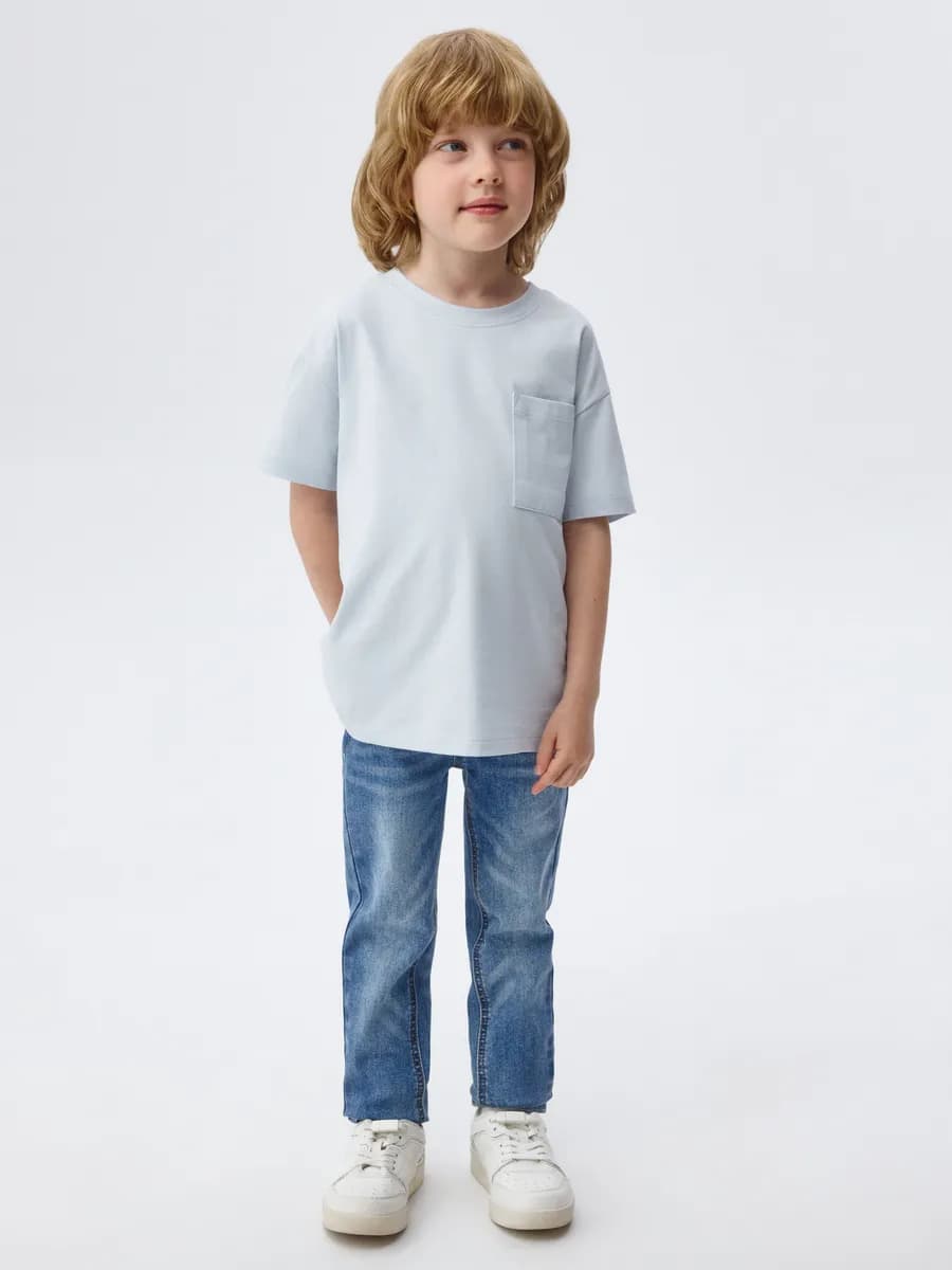 Джинсы Slim fit облегающие узкие базовые