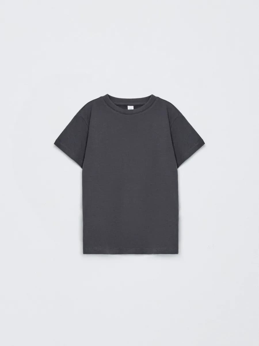 Футболка базовая однотонная из хлопка